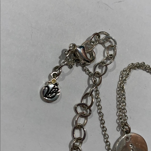 Zodiac Cancer pendant on 16-18” silver tone necklace w extender - Picture 4 of 6